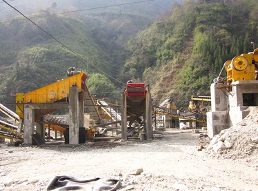 四川雅安月產(chǎn)10萬噸河卵石制砂生產(chǎn)線項目