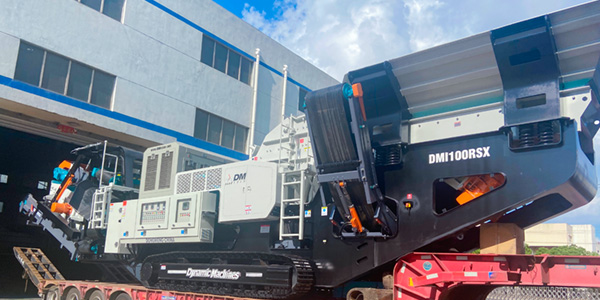 【東蒙快報(bào)】火速發(fā)貨！上海東蒙DMI-100RSX發(fā)往客戶前方，助力客戶砂石骨料項(xiàng)目